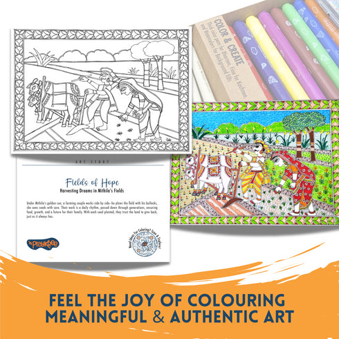 Madhubani Magic DIY Art Kit: Unwind With An Iconic Indian Art Tradition